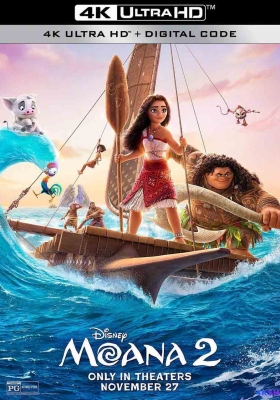 [4K蓝光原盘] 海洋奇缘2 (2024) Moana 2 / 魔海奇缘2(港) / 莫阿娜2 /  Moana.2.2024.BluRay.2160p.UHD.REMUX.HEVC.DV.Atmos.DTS-HD.MA.7.1