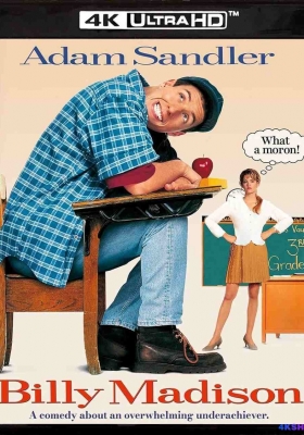 [4K蓝光原盘] 阿呆闯学堂 (1995) Billy Madison / 阿呆闯学府(台) / 超龄插班生 / 呆呆上学去 / Billy.Madison.1995.2160p.UHD.Blu-ray.DoVi.HDR10.HEVC.DTS-HD.MA.5.1